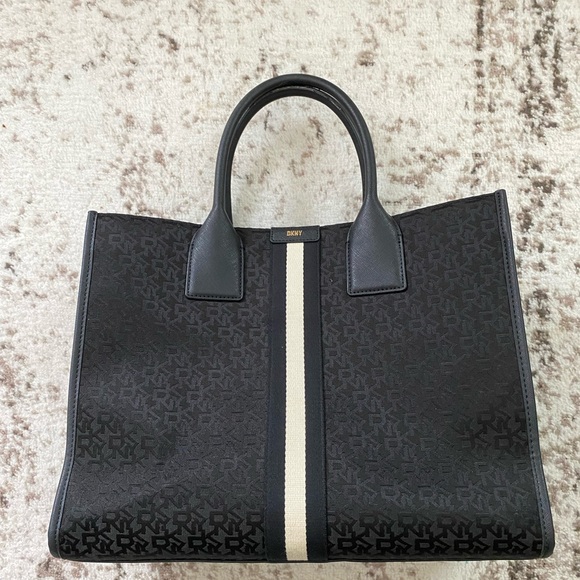 DKNY Large Canvas Book Tote - Picture 3 of 7